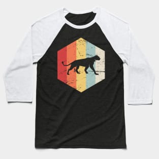 Retro 70s Mountain Lion Baseball T-Shirt